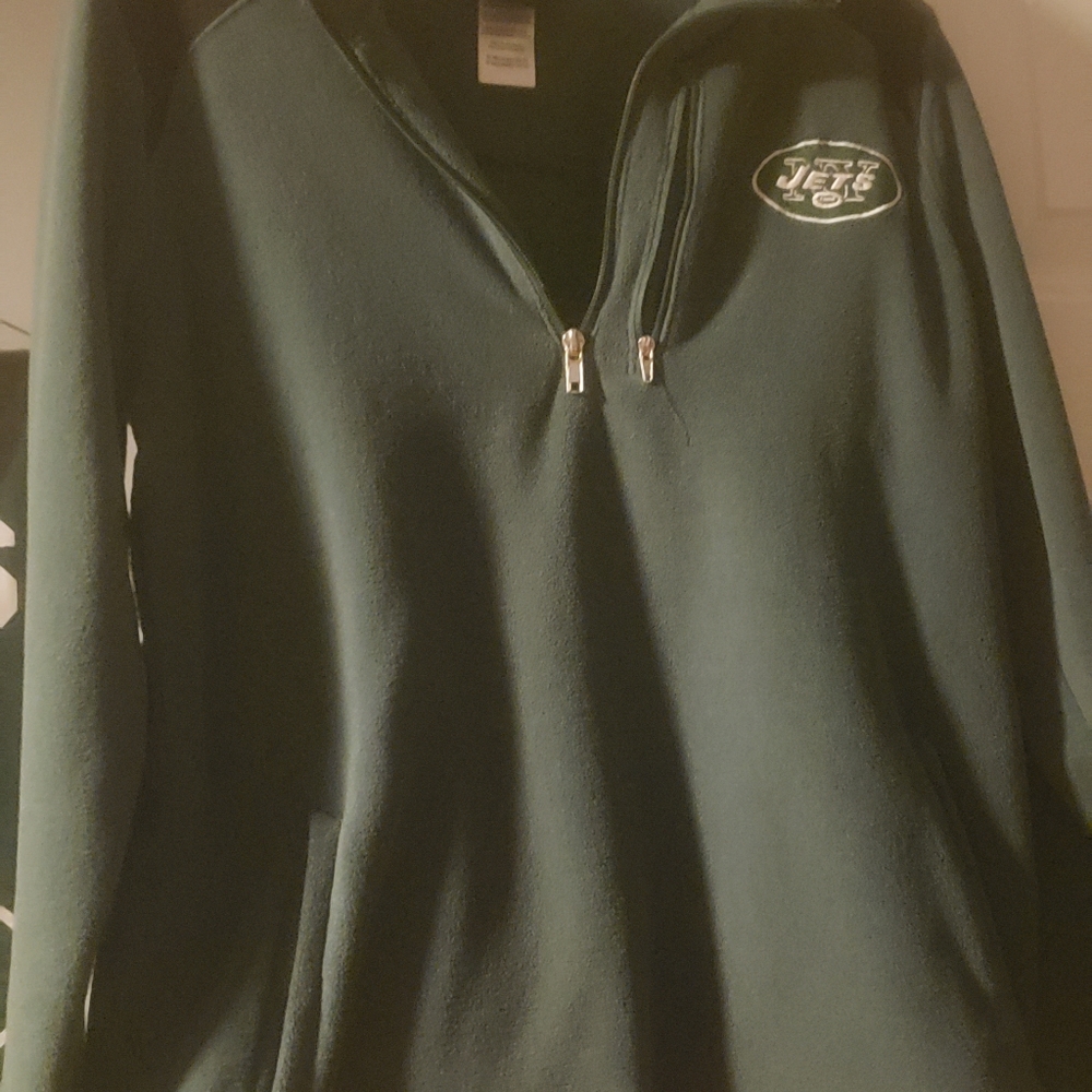 Jets fleece pullover youth medium